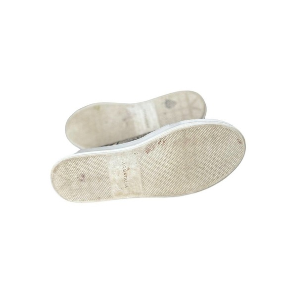 Aquatalia Women's Orilla Size 9 Sneakers Snake Embossed Leather Slip On - Picture 9 of 14